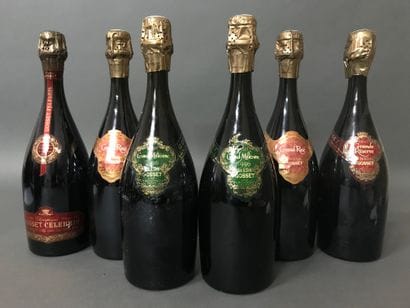 2 Blle CHAMPAGNE GOSSET GRAND MILLESIME 1996...
