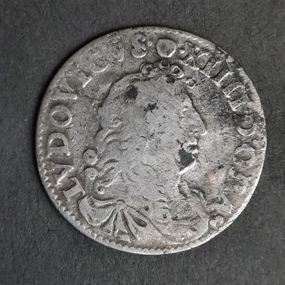 PIECE de 4 sols en argent à l'effigie de...