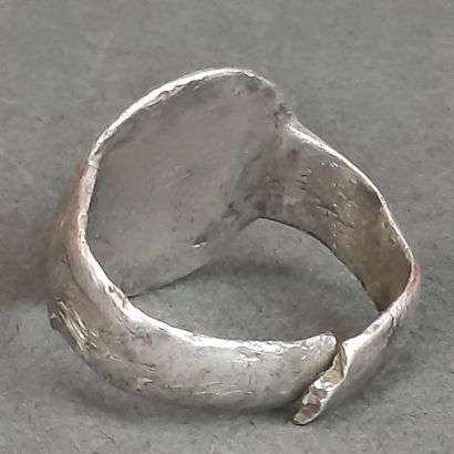 BAGUE de jésuite en argent d'époque XVIIème....