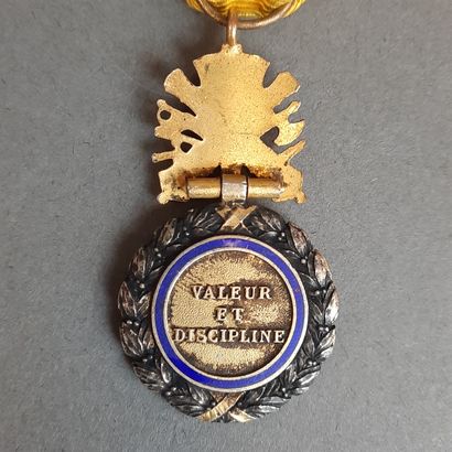DECORATION VALEUR et DISCIPLINE 1870 en argent...