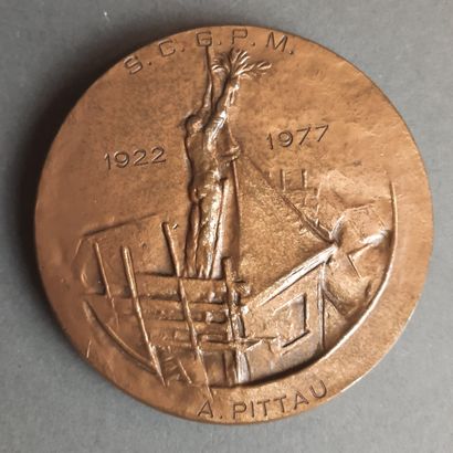 MEDAILLES de la Monnaie de Paris en bronze....