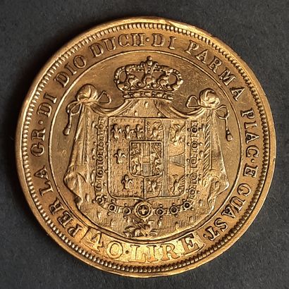 DUCHE de PARME. PIECE ITALIENNE en or de...