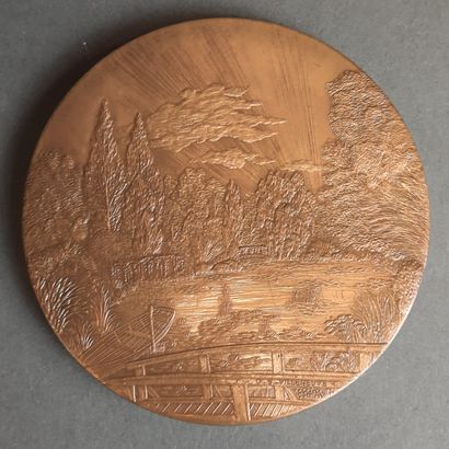 MEDAILLES de la Monnaie de Paris en bronze....