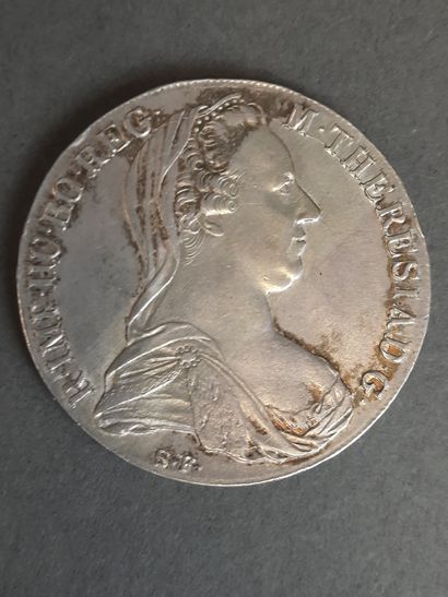 THALER en argent à l'effigie de l'Impératrice...