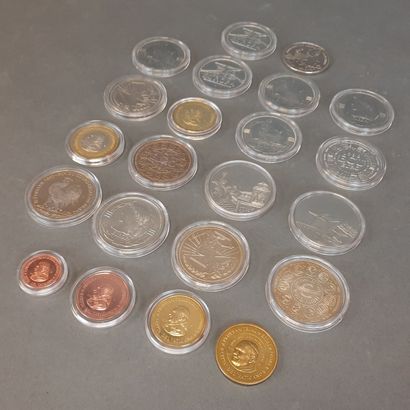 LOT de 22 ESSAIS MONETAIRES