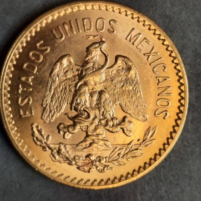 Pièce 10 pesos or Mexique 1959 différent...