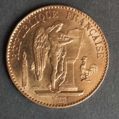 PIECE de 20 F or au Génie (Paris, 1878)