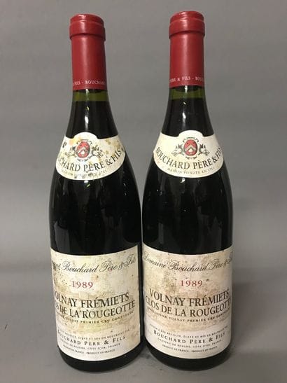 2 Blle VOLNAY FREMIETS CLOS DE LA ROUGEOTTES...