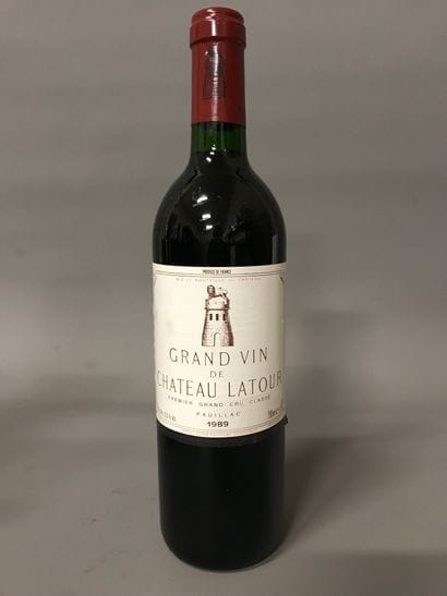 1 Blle Château LATOUR (Pauillac) 1989 - Très...