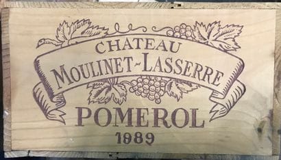 12 Blle Château MOULINET LASSERRE 1989 C...