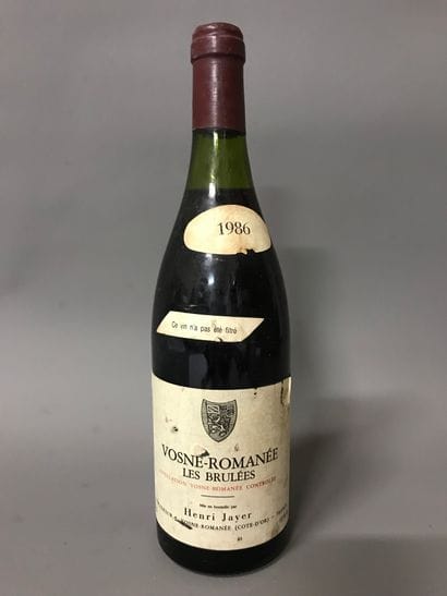 1 Blle VOSNE-ROMANEE LES BRÛLEES (Henry Jayer...