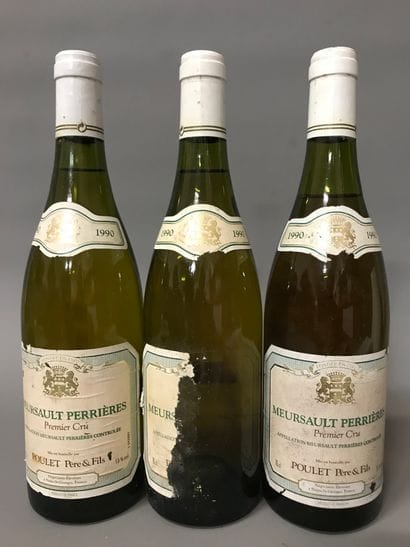 9 Blle MEURSAULT PERRIERES (Poulet) 1990...