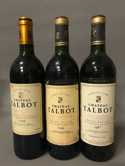 2 Blle Château TALBOT (St Julien) 1988 -...