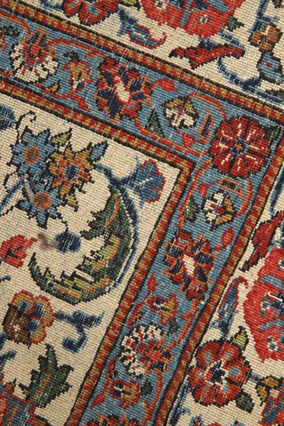 TAPIS GHOUM (Iran) époque du Shah vers 1965....