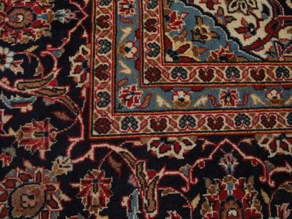 TAPIS KACHAN (Iran) vers 1970, laine sur...