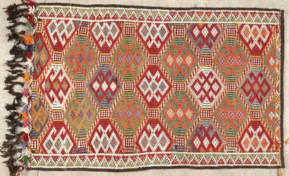 TAPIS KILIM SOUMAK (Anatolie centrale, Turquie)...