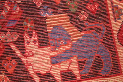 ORIGINAL et GRAND TAPIS CHIRAZ QUASGAÏ (Iran)...