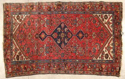 TAPIS HAMADAN (Iran) milieu XXème siècle....