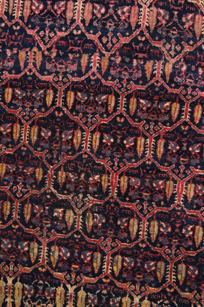 ANCIEN et FIN TAPIS MELAYER (Iran) fin XIXème...