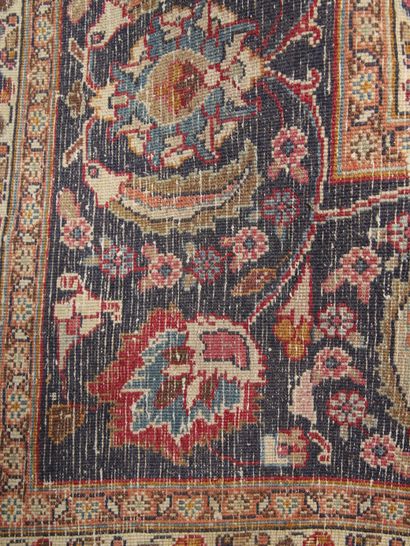 TAPIS KACHAN (Iran) vers 1970, velours de...