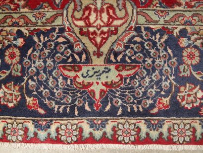 TAPIS TABRIZ (Iran) assez fin, vers 1975...