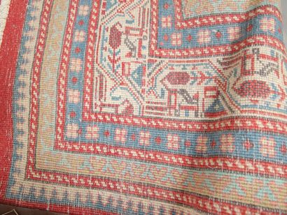TAPIS MIR-SERABEND (Iran) en laine à décor...