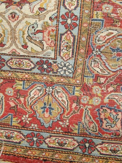 TAPIS GHOUM (Iran) époque du Shah vers 1965,...