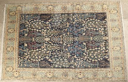 ORIGINAL TAPIS NAÏM (Iran) très fin velours...