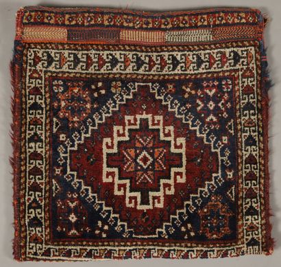 ANCIEN SAC de SELLE KACHGHAI (Iran) en laine...