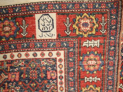 TAPIS SENNEH (Iran) vers 1930-1940, velours...