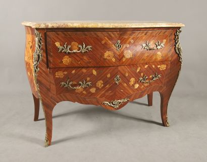 COMMODE SAUTEUSE ouvrant à deux tiroirs sans...