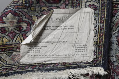 ANCIEN TAPIS TEHERAN (Iran) vers 1930-40...