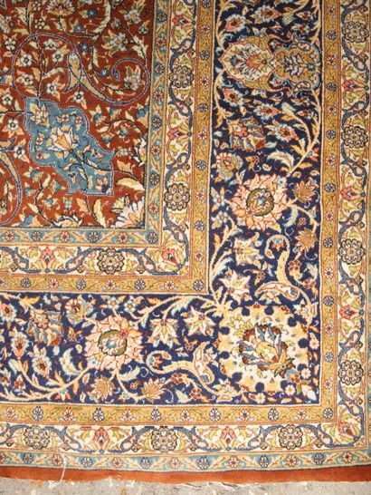 GRAND et FIN TAPIS PENDJAB (Inde) vers 1975-1980...