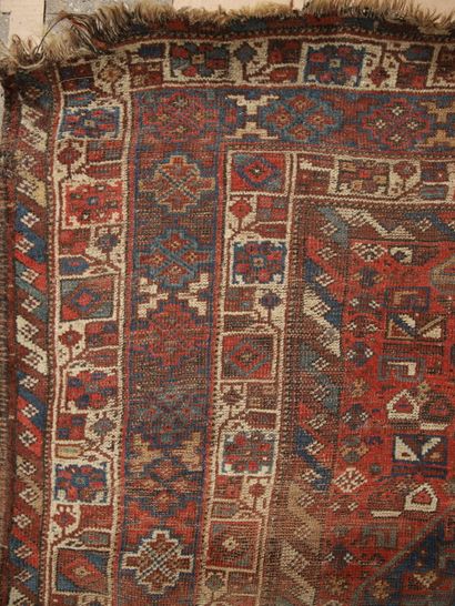 ANCIEN TAPIS KHAMSEH (Iran) d'époque fin...