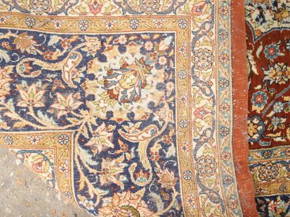 GRAND et FIN TAPIS PENDJAB (Inde) vers 1975-1980...