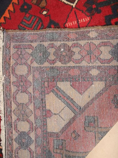 TAPIS BAKHTIAR (Iran) en laine et coton vers...