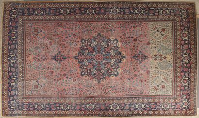 ANCIEN et FIN TAPIS TABRIZ (Iran) vers 1940...