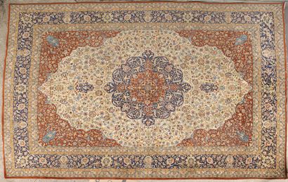 GRAND et FIN TAPIS PENDJAB (Inde) vers 1975-1980...