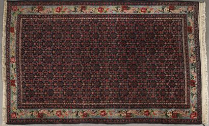 TAPIS SENNEH (Iran) vers 1950 en laine et...