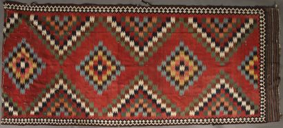 FIN et ANCIEN TAPIS KILIM QASHQAI (Iran)...