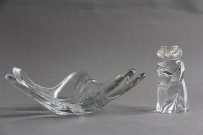 BACCARAT - DAUM France
- Bougeoir en cristal...