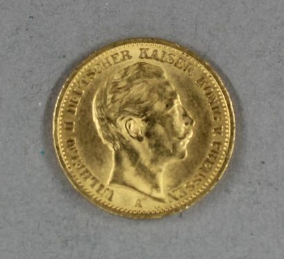 *Une pièce de 20 Reichmark 1909 en or
