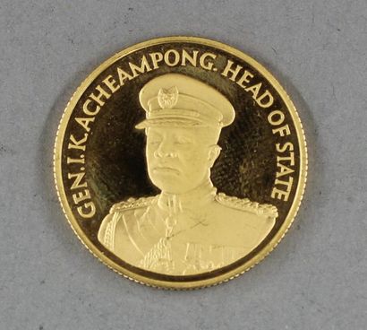 *Une pièce de 2 pounds du Ghana en or 1977...