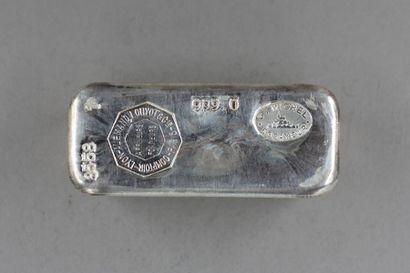Un lingot en argent Comptoir Lyon-Alemand-Louyot...