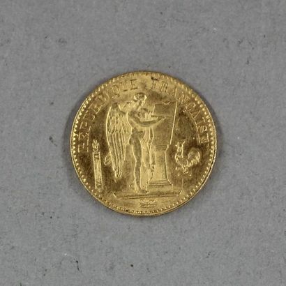 *Une pièce de 20 FF en or 1878