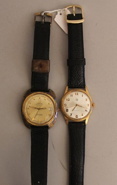 *- LIP incabloc
Montre d'homme à boitier...