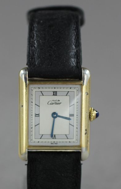 MUST de CARTIER
Bracelet-montre rectangulaire...
