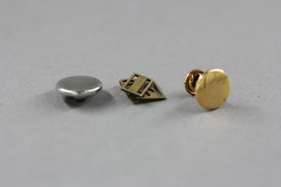 Boutons de plastron, fermoir en métal