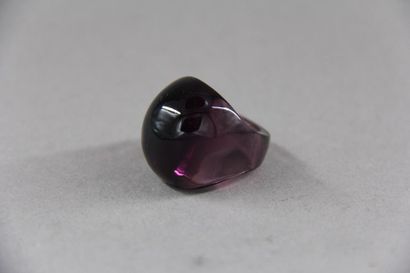 LALIQUE France
Bague cabochon en cristal...