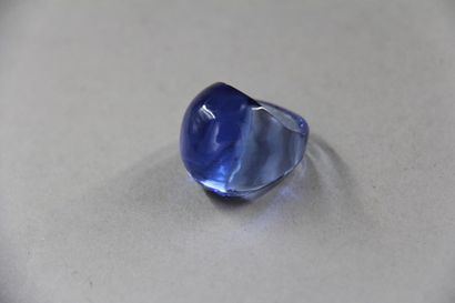 LALIQUE France
Bague cabochon en cristal...